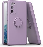 Samsung Galaxy A50 Back Cover | Telefoonhoesje | Ring Houder | Paars