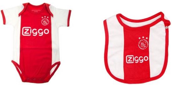 Ajax Romper maat 86/92 & Slabber Voordeelset