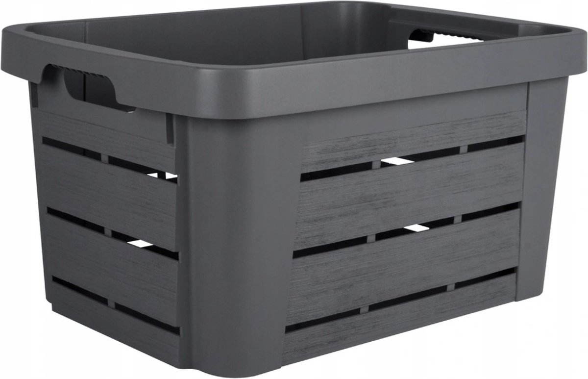 Opbergbox Antraciet 25 Liter 55 X 39 X 16,5 Cm