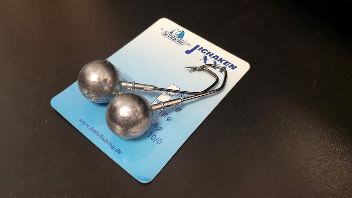Seabehr Jighead met XXL haak | haakmaat 10/0 | 170gr.