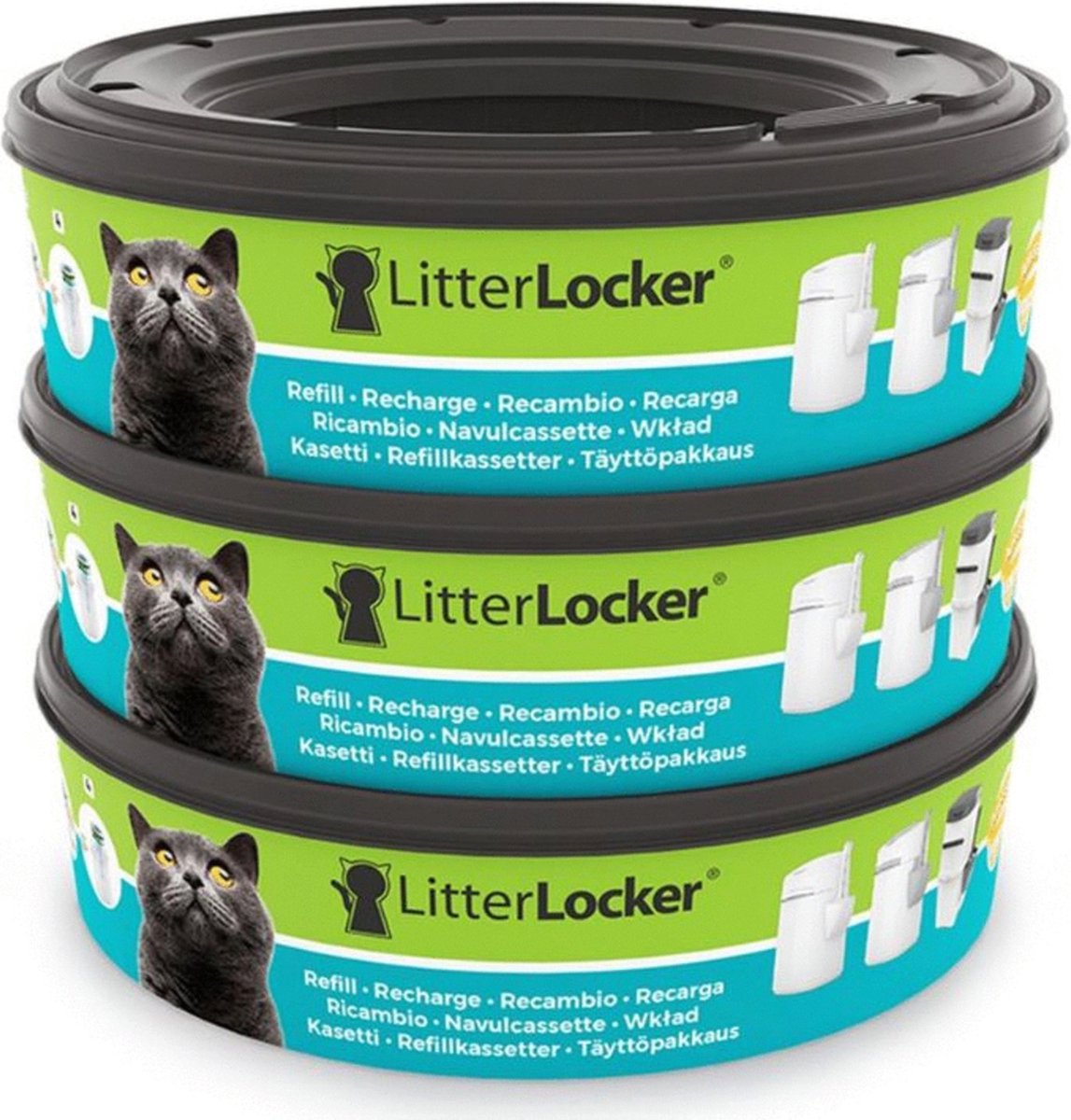 LitterLocker, Poubelle Litière Chat, Commander