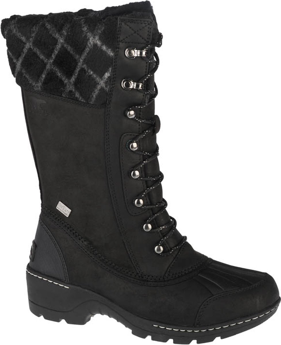 Sorel Whistler Tall Boot 1809091010, Vrouwen, Zwart, Laarzen,Sneeuw laarzen, maat: 36,5