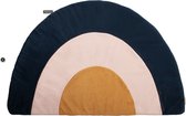 Nobodinoz | Speelkleed Baby / Speelmat / Rainbow Velvet Carpet Night Blue 105 x 70 cm