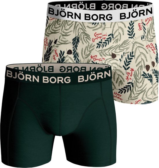 Bjorn Borg - Lot de 2 boxers pour hommes - S