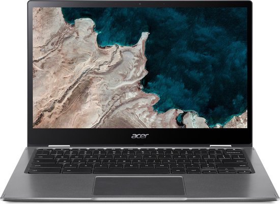 Acer Chromebook Spin 513 R841T-S3TN 33,8 cm (13.3") Touchscreen Full HD Qualcomm Snapdragon 8 GB LPDDR4x-SDRAM 64 GB eMMC Wi-Fi 5 (802.11ac) Chrome OS Grijs