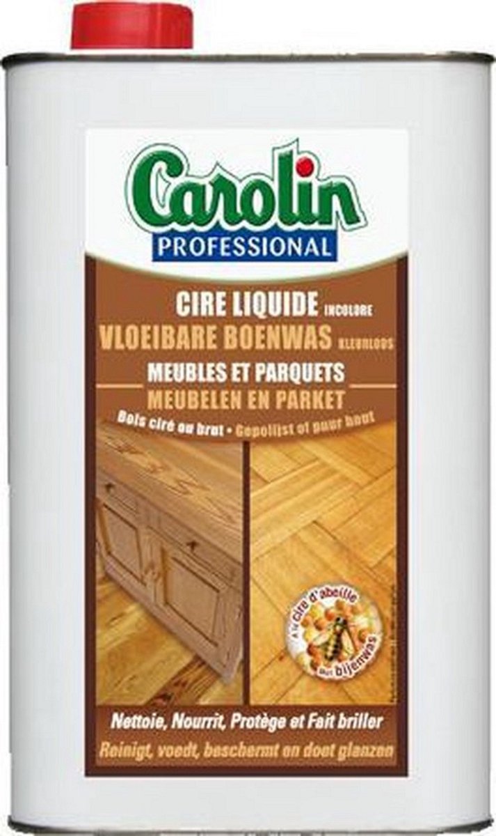 Nettoyant écologique parquet Carolin cire d'abeille