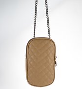 Telefoontasje / Crossbody tas / Schoudertasje / Damestas Camel