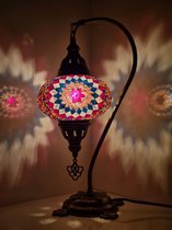 Mozaïek Lamp - Turkse Lamp - Oosterselamp - Boogmodel - Tafellamp - Authentiek