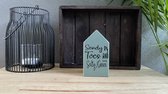 Sandy toes and salty kisses - Woondecoratie - Hout - Groen