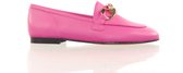 MAURY elegante damesloafer met ketting - fuchsia - maat 38