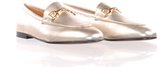 MAURY elegante damesloafer met ketting - lichtgoud - maat 41