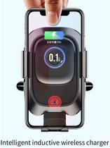 Baseus Draadloze Oplader Auto Met Smart Sensor - Qi Autohouder - Infrarood Automatische Detectie houder voor iPhone Samsung en Alle Qi Telefoons- Wireless Car Charger - Telefoonhou