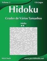 Hidoku- Hidoku Grades de Vários Tamanhos - Médio - Volume 3 - 156 Jogos