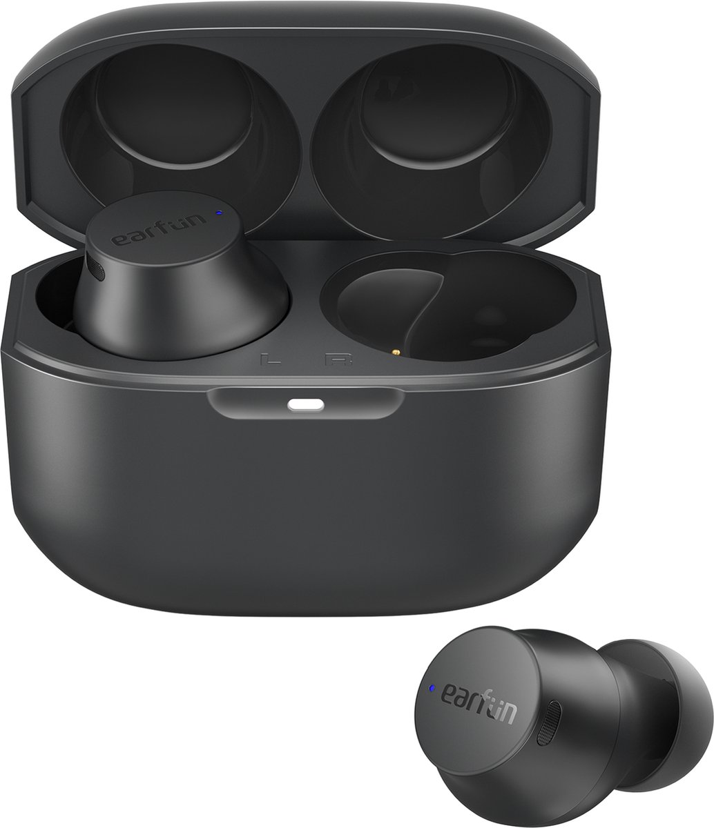 EarFun Free Mini - Bluetooth Oordopjes - IPX7 Waterbestendig - 24 uur batterijduur - Zwart