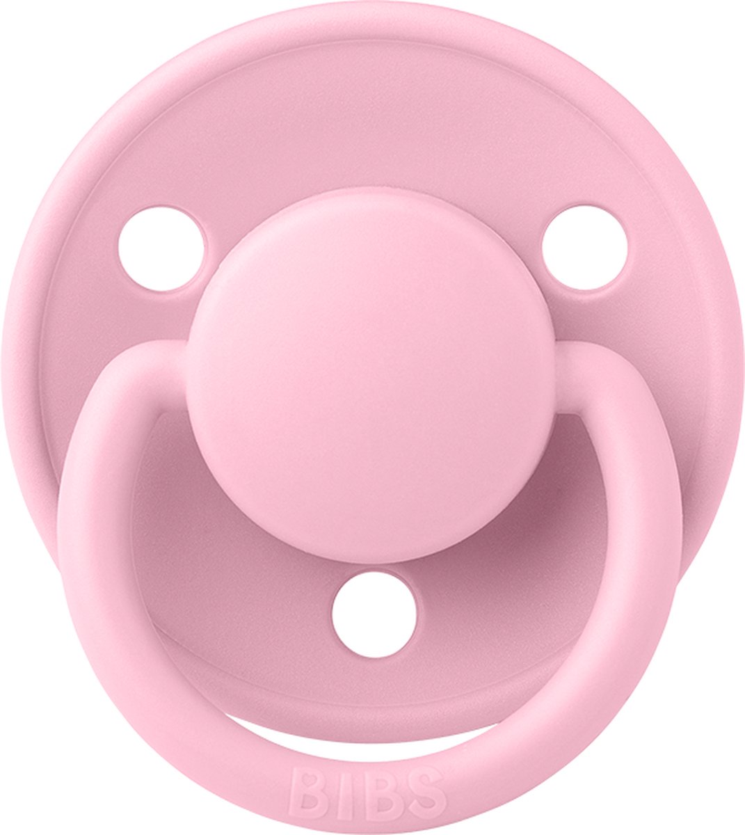 Goedkoopste Bibs Speen De Lux - Baby Pink - one size - silicone