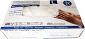 Wegwerp handschoenen vinyl transparant - Maat XL - 100 stuks - latexvrij - poedervrij - allergievrij