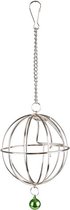 Flamingo voerbal lem chroom - 9cm l x 9cm b x 26.5cm h