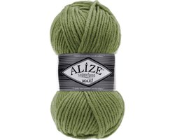 Alize Superlana Maxi 620 Olive Pakket 5 Bollen 500 Gram