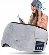 SleepiezZ Slaapmasker - Bluetooth Speakers - Oogmasker Slaap - Grijs