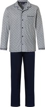 Pastunette for Men - Graphic Grey - Pyjamaset - Grijs/Blauw - Maat 3XL