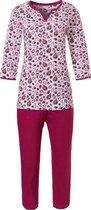 Pastunette - Peacock Feathers - Dames Pyjamaset - Roze - Maat 48