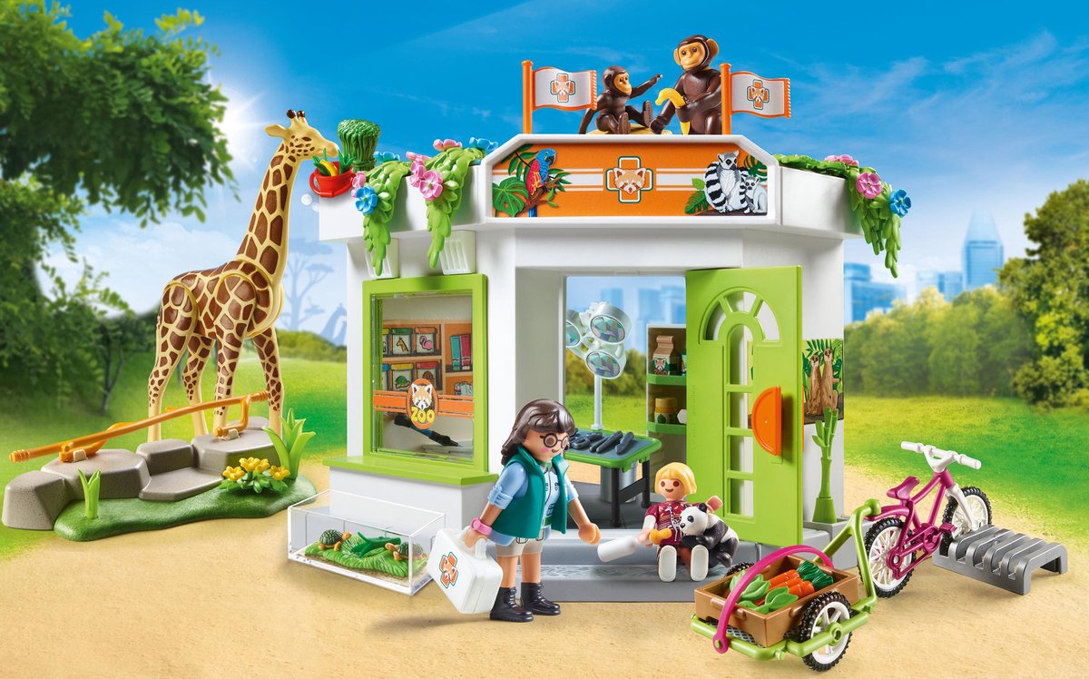 PLAYMOBIL Family Fun Dierenartspraktijk in de dierentuin - 70900 — afbeelding 5