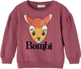 Name it sweater meisjes - bordeaux - NMFbambi - maat 122/128