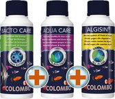 Colombo Onderhoud Set Aqua Care + Bacto Care + No Algae 3x 250ml