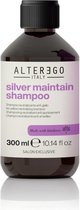 Alter Ego Silver Maintain Shampoo 300ml - Zilver shampoo vrouwen - Voor Geblondeerd haar/Gekleurd haar/Grijs haar/Krullend haar/Normaal haar/Pluizig haar
