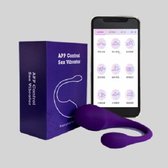 MyPleasy | Vibrerend ei | Vibrerend ei met afstandsbediening | Draagbare Vibrator | Bluetooth app control | Sex toys | Koppels | Paars
