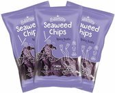 Seamore Seaweed Chips Spicy Sushi - Zeewier tortilla chips - 3 x 135g