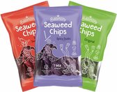 Seamore Seaweed Chips Trial Pack - Seaweed tortilla chips (3x Flavours. 3x135g)