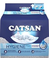 1x Catsan Hygiene Plus - kattenbakvulling - 11,5L