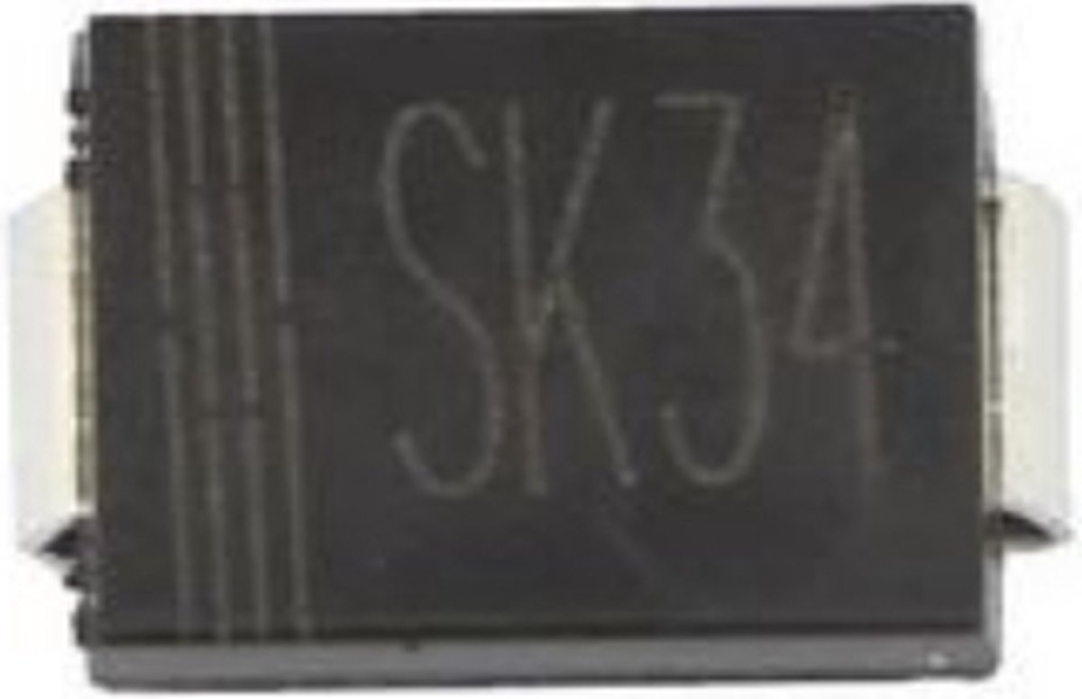 SK34 SMD Diode, 40V, 3A, DO-214AB, 10 stuks