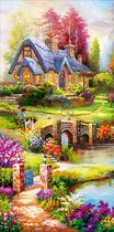 Diamond painting 45x85 cm - Landschap