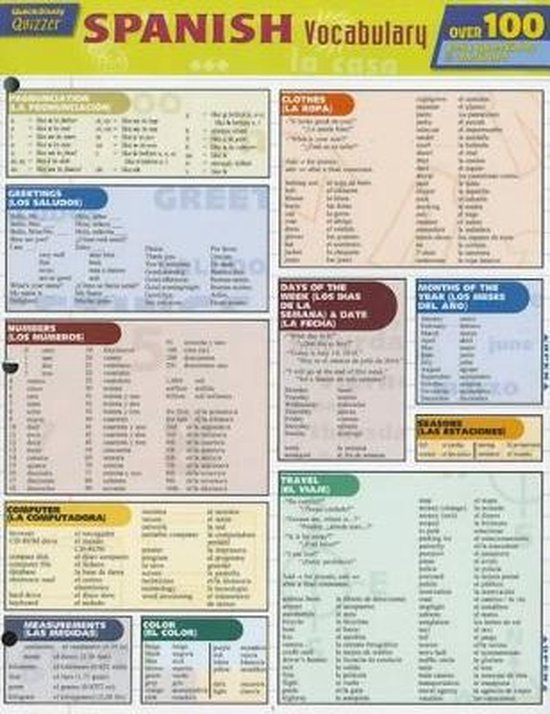 Spanish Vocabulary - cover