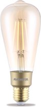 Marmitek GLOW XLI - Lampe LED à filament Wifi Smart | E27 | 650 lumens | 2500 K | 6 W = 40 W | 163 millimètre