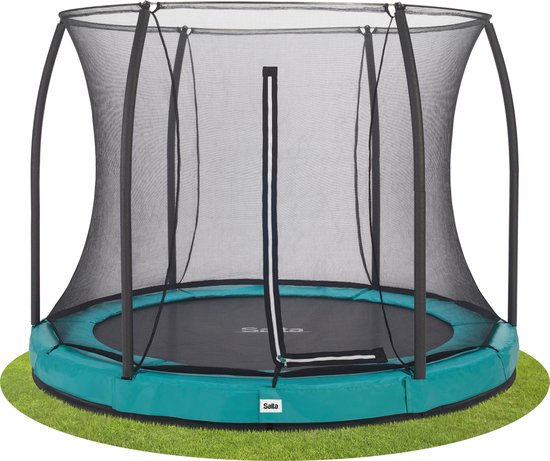 Salta Comfort Edition Ground - inground trampoline met veiligheidsnet - ø  183 cm - Groen | bol.com