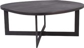 Salontafels Rond - Salontafel Industrieel - Salontafel Zwart - Salontafels - Salontafel Rond - 75 cm