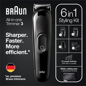 Bol.com Braun Multigroomer 3 MGK3325 - 6-in-1 Baardtrimmer - Haartrimmer aanbieding