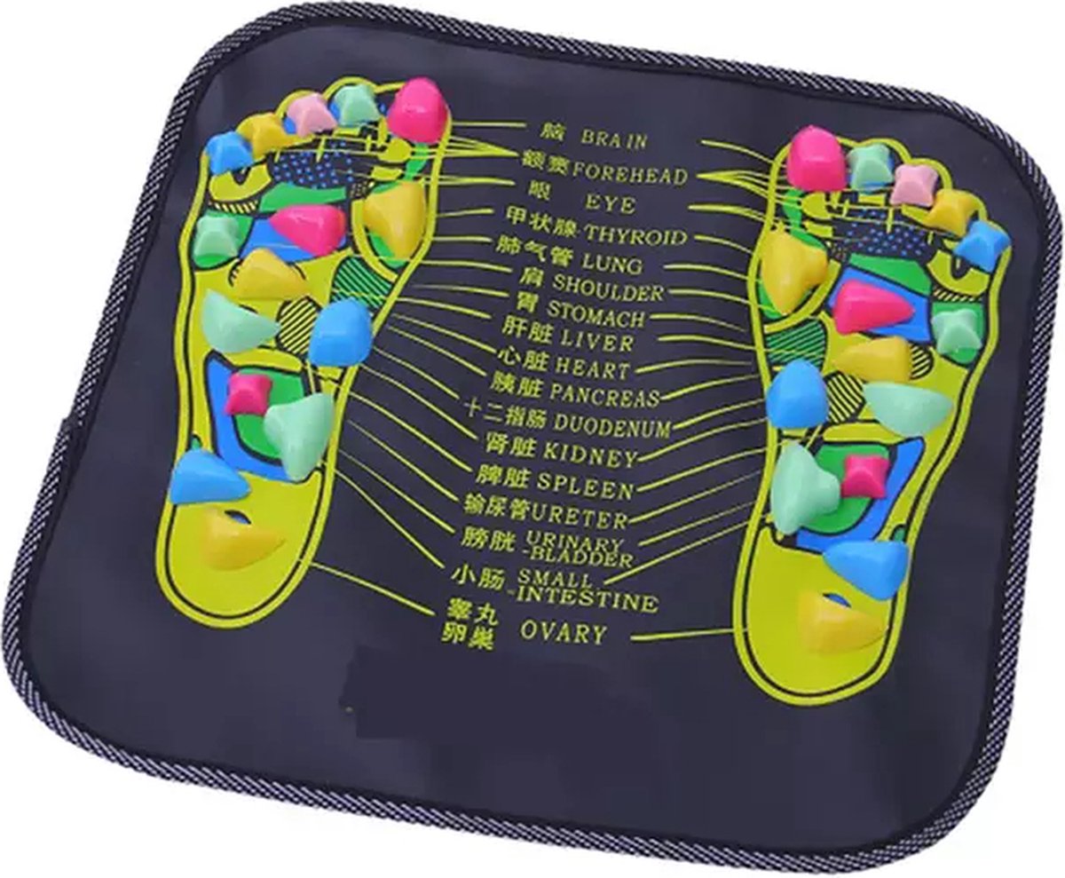 Goedkoopste Reflexologie Massage Mat voor Twee Voeten