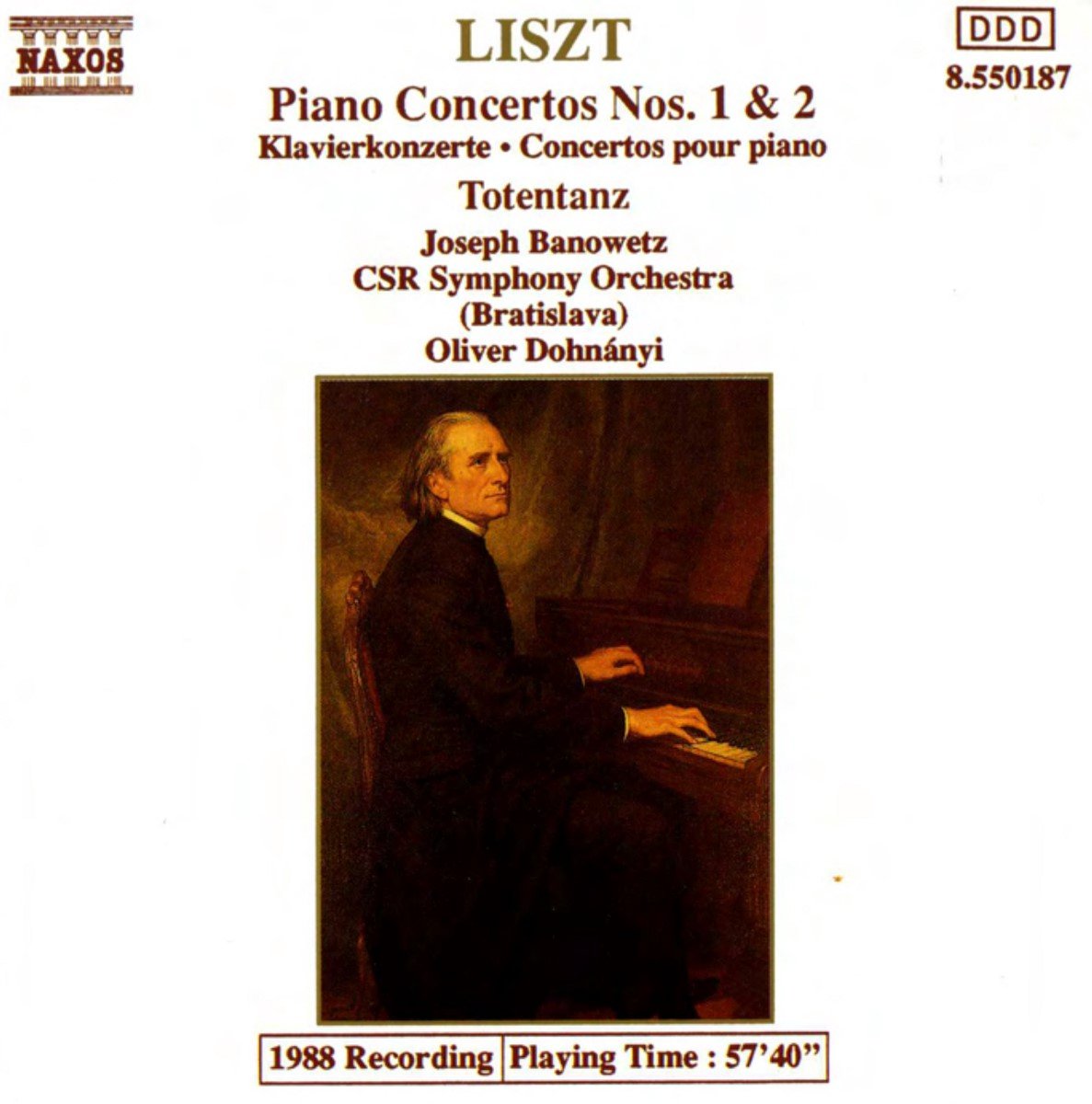Joseph Banowetz - Liszt: Piano Concertos 1 & 2 (CD)