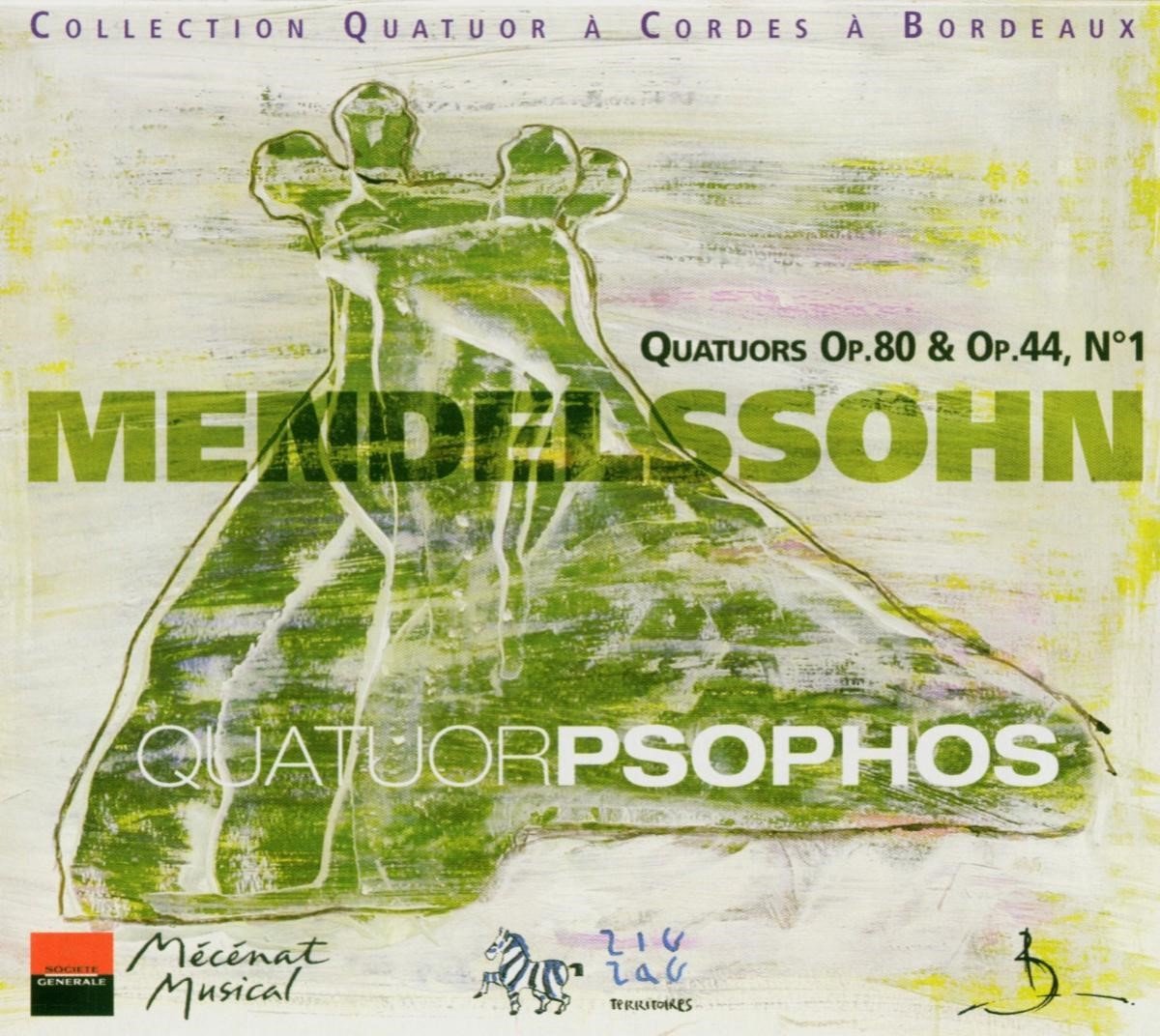 Quatuor Psophos - Mendelssohn: String Quartets Op.80, Op.44 (CD)
