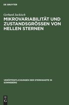 Veröffentlichungen Der Sternwarte in Sonneberg- Mikrovariabilität Und Zustandsgrößen Von Hellen Sternen