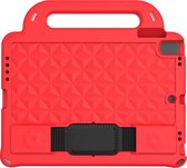 Mobigear Diamond Tablethoes geschikt voor Apple iPad 6 (2018) Kinder Tablethoes met Handvat - Rood