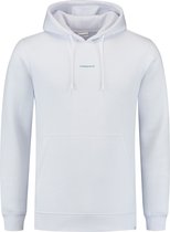 Purewhite -  Heren Regular Fit   Hoodie  - Wit - Maat XL