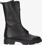 Tango | Romy 502-a dames black leather blind closure boot - black sole | Maat: 36