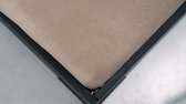 Beter Bed Select Hoeslaken Organic Jersey splittopper - 180/200 x 200/220 cm - zand
