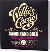 Willie's Cacao - Sambirano Gold - Madagascan Dark Chocolate 71% single origin cacao - 12 repen van 50 gram