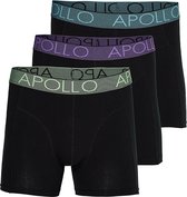 Apollo heren boxershorts | MAAT XL | Black colours | 3-pack